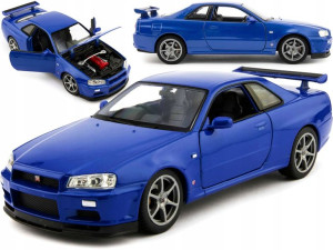 WELLY Samochód NISSAN SKYLINE GT-R R34 Model 1:24