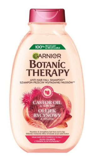 Garnier Olejek Rycynowy Szampon do włosów osłabionych i łamliwych 400ml