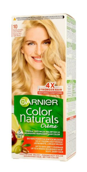 Garnier Color Naturals Krem koloryzujący nr 10 Bardzo Bardzo Jasny Blond