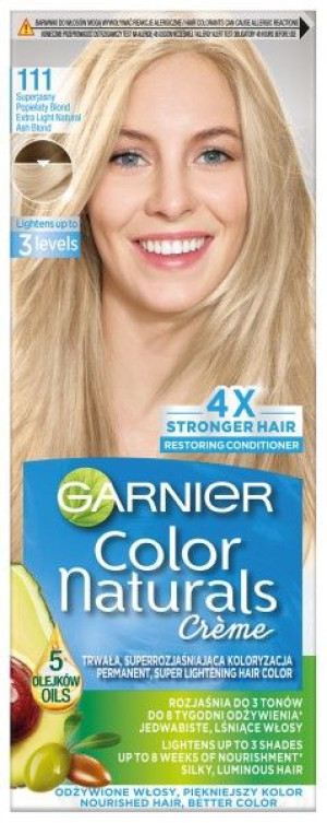 Garnier Color Naturals Krem koloryzujący nr 111 Superjasny Popielaty Blond