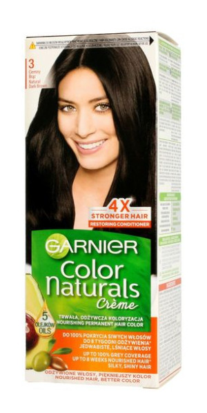 Garnier Color Naturals Krem koloryzujący nr 3 Ciemny Brąz