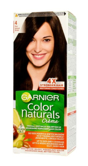 Garnier Color Naturals Krem koloryzujący nr 4 Brąz
