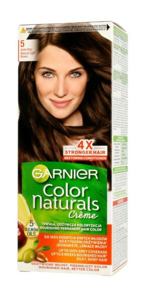 Garnier Color Naturals Krem koloryzujący nr 5 Jasny Brąz