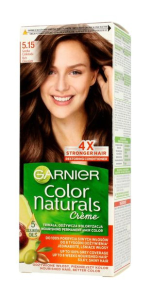 Garnier Color Naturals Krem koloryzujący nr 5.15 Gorzka Czekolada