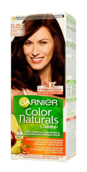 Garnier Color Naturals Krem koloryzujący nr 5.25 Jasny Opalizujący Kasztan