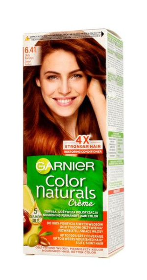 Garnier Color Naturals Krem koloryzujący nr 6.41 Złoty Bursztyn