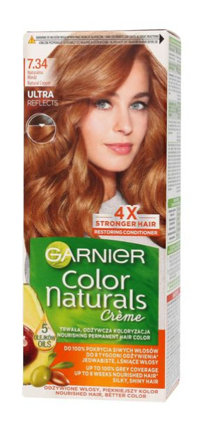 Garnier Color Naturals Krem koloryzujący nr 7.34 Naturalna Miedź