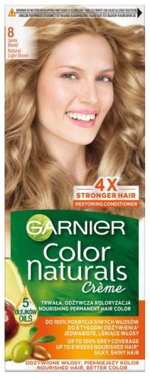 Garnier Color Naturals Krem koloryzujący nr 8 Jasny Blond