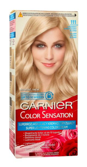 Garnier Krem koloryzujący 111 Silver U.Blond Srebrny superjasny blond