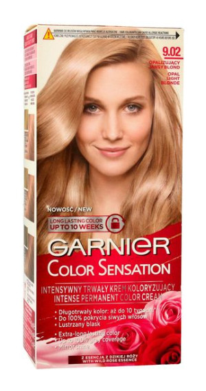 Garnier Krem koloryzujący 9.02 Opalizujący Jasny Blond