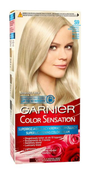 Garnier Krem koloryzujący S 9 Srebrny Popielaty Blond