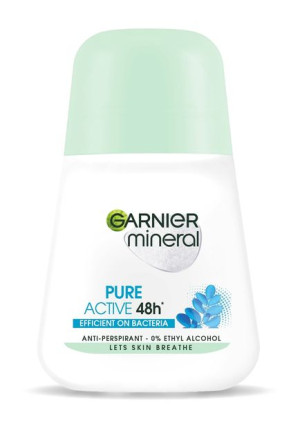 Garnier Dezodorant Pure Active 48h Efficient On Bacteria   50ml