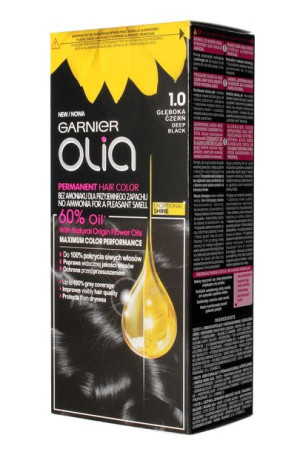 Garnier Olia Farba do włosów nr 1.0 Głęboka Czerń