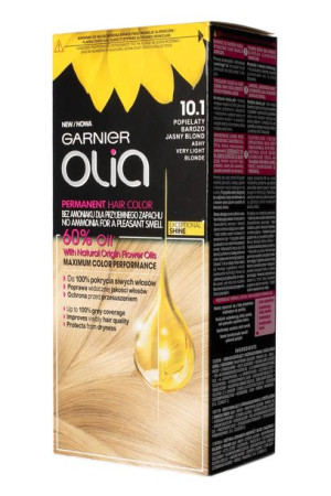 Garnier Olia Farba do włosów nr 10.1 Popielaty Bardzo Jasny Blond