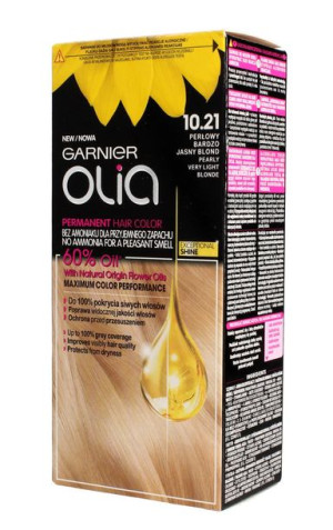Garnier Olia Farba do włosów nr 10.21 Perłowy Bardzo Jasny Blond