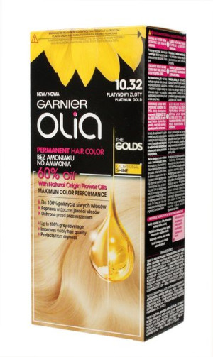 Garnier Olia Farba do włosów nr 10.32 Platynowy Złoty