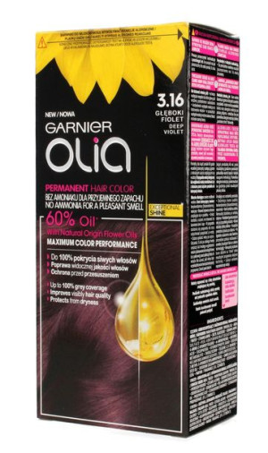 Garnier Olia Farba do włosów nr 3.16 Głęboki Fiolet