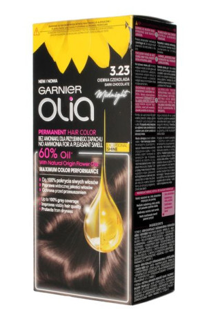 Garnier Olia Farba do włosów nr 3.23 Ciemna Czekolada