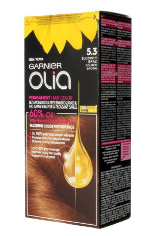 Garnier Olia Farba do włosów nr 5.3 Złocisty Brąz