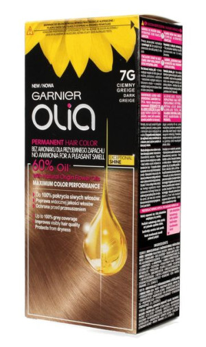Garnier Olia Farba do włosów nr 7G Ciemny Greige