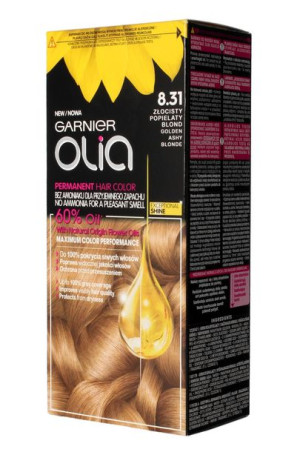 Garnier Olia Farba do włosów nr 8.31 Złocisty Popielaty Blond