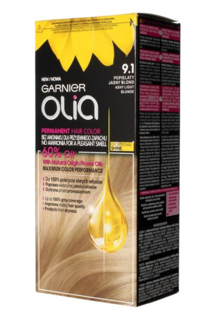 Garnier Olia Farba do włosów nr 9.1 Popielaty Jasny Blond