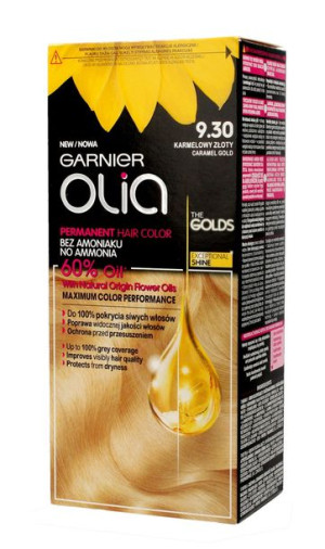 Garnier Olia Farba do włosów nr 9.30 Karmelowy Złoty