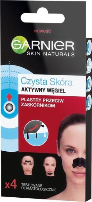 Garnier Aktywny Węgiel Plastry przeciw zaskórnikom