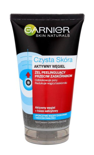 Garnier Czysta Skóra Aktywny Węgiel Żel złuszczający Intensive 150ml