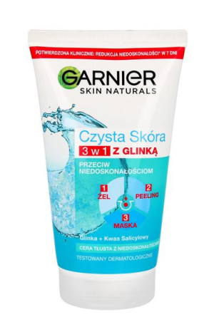 Garnier Czysta Skóra Żel do twarzy 3w1 150ml