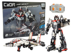 Klocki Konstrukcyjne Robot Samolot Z Klocków CADA Zdalnie Sterowane 917 El