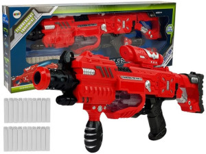 Pistolet Luminescencyjny Świeci w Ciemności Piankowe Naboje Dźwięk  45 m