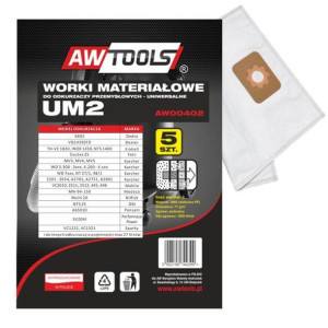 Awtools Worki Z Mikrowłókniny Kpl.5szt. Um2, Makita