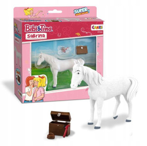 Koń Klacz Sabrina Bibi i Tina Figurka Farma