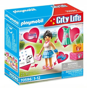Playmobil 70596 City Life Dziewczynka z ubraniami