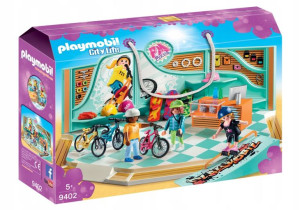 Klocki Playmobil 9402 Sklep Rowerowy Skateshop