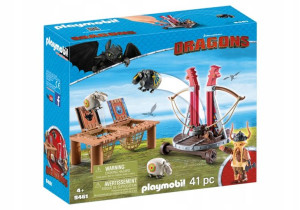 Playmobil 9461 Katapulta Szczerbatek Smok