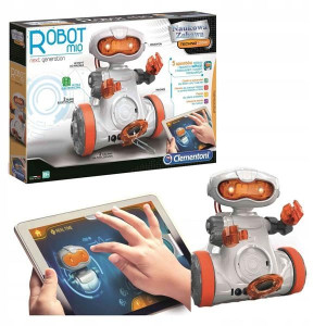Clementoni Robot MIO interaktywn świeci jeździ gra