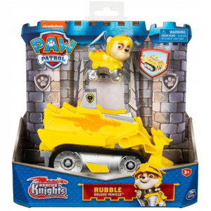 PSI PATROL Odważni rycerze RUBBLE Buldożer figurka
