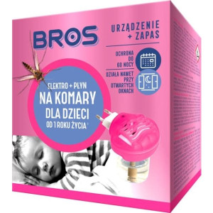Bros Elektro, na komary dla dzieci, urządzenie i zapas, 1 szt.