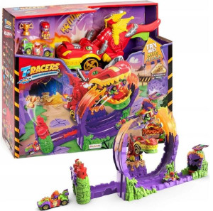 T-Racers Tor Dragon Loop Smoczna Pętla Wyrzutnia