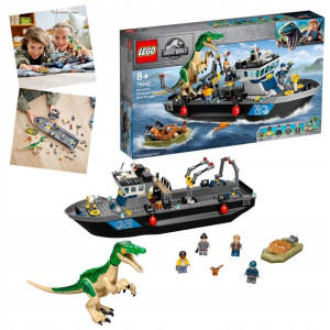 Lego JURASSIC Barionyks i ucieczka łodzią 76942