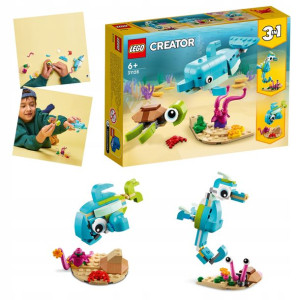 LEGO Creator 31128 Delfin i żółw morskie zwierzęta