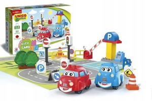 Klocki City Pierwsze Autka Miasto 32el UNICO 8528