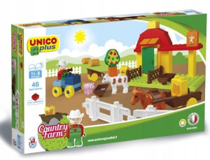 Klocki Farma Traktor Kompatybilne UNICO 46el 8529