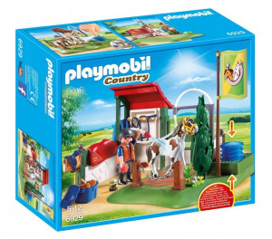 Playmobil 6929 Myjnia dla koni STAJNIA KONIE