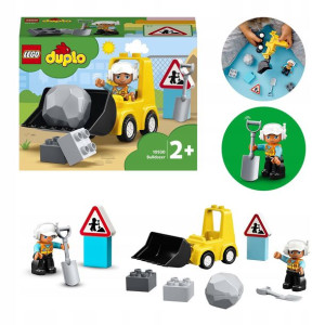 LEGO DUPLO 10930 Buldożer koparka plac budowa