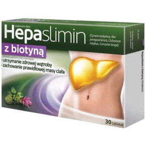 Hepaslimin z biotyną, tabletki, 30 szt.