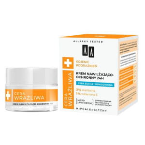 AA Krem nawilżająco-ochronny 24H do cery suchej i odwodnionej 50ml