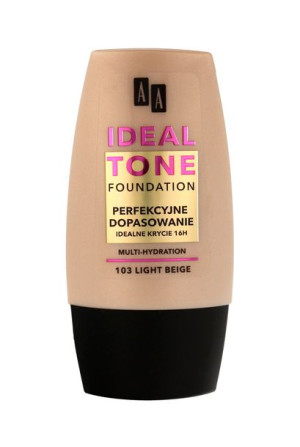 AA Make Up Ideal Tone Podkład "Perfekcyjne Dopasowanie" nr 103 light beige